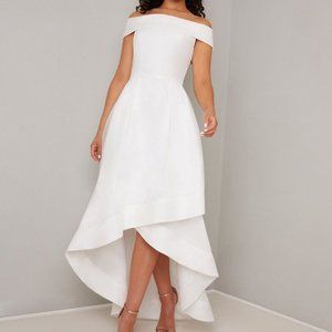 Chi Chi London - Meryl dress White US12/UK14